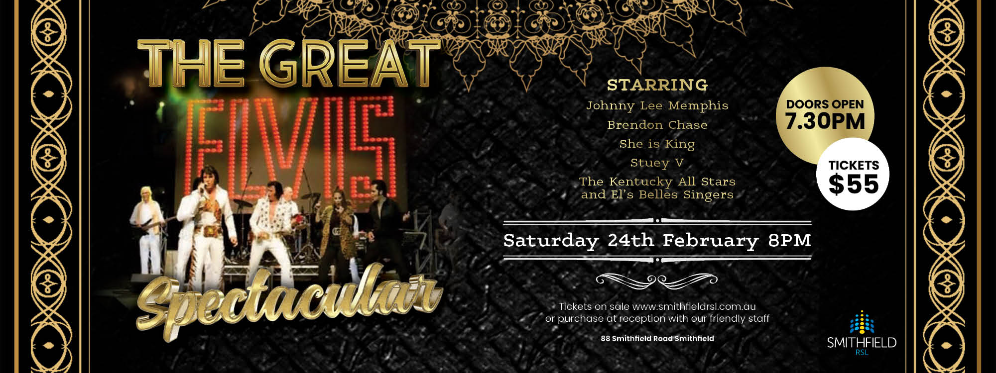 The Great Elvis Spectacular - Website Event - Smithfields